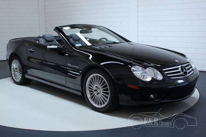 Mercedes Benz Sl 55 Amg Convertible Black 2006 For Sale At Erclassics