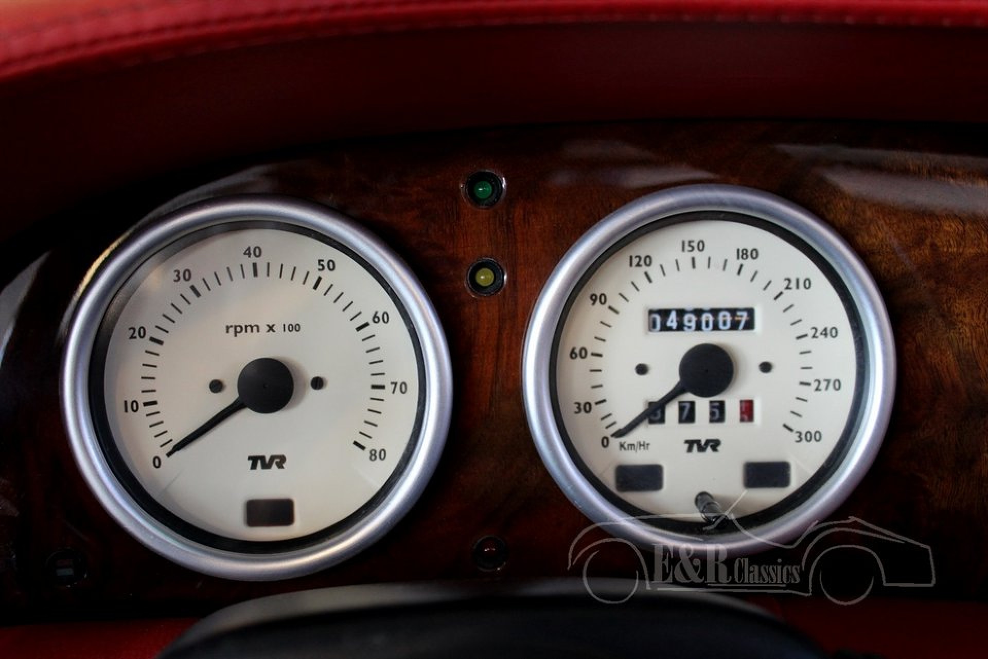 TVR Chimaera 500 1995 black with red interior