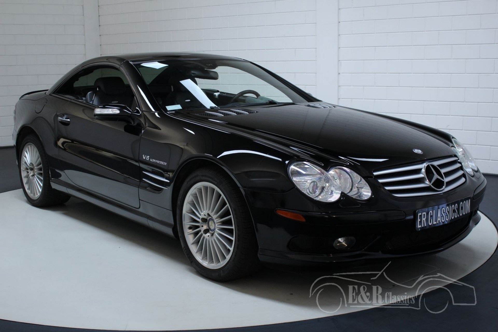 Mercedes Benz Sl 55 Amg Convertible Black 2006 For Sale At Erclassics