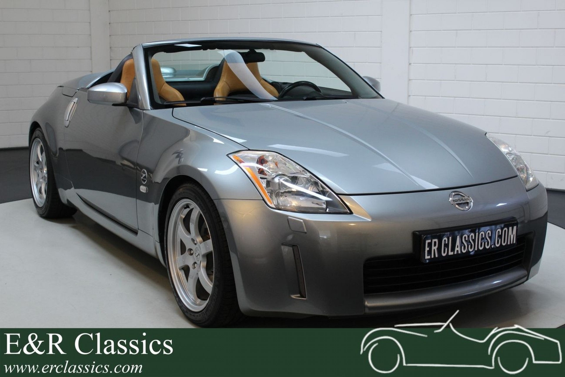 Nissan 350z Cabriolet 2005 New Soft Top For Sale At Erclassics [ 1280 x 1920 Pixel ]