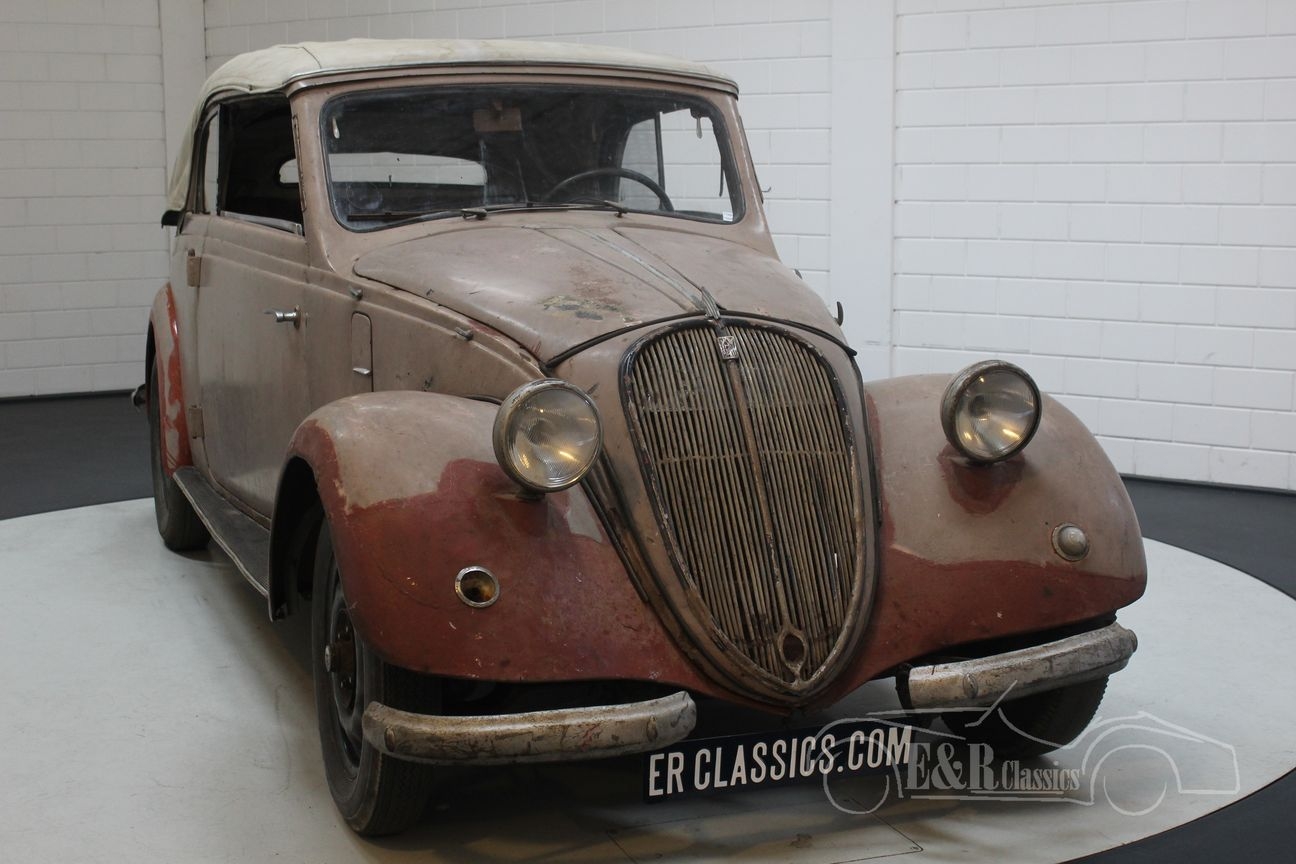 Barnfind 6 Cyl Nsu Fiat 1500 Glaser Cabriolet 1938